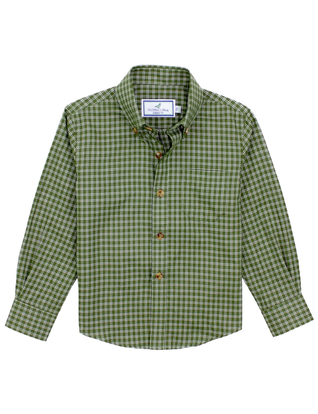 Woodland Sportshirt - Cypress Needle Green Plaid