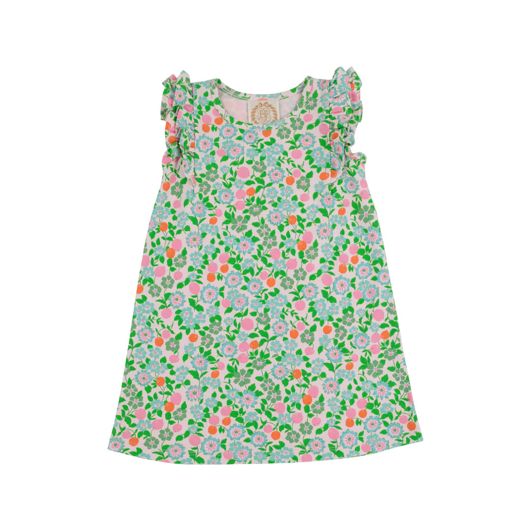 Ruehling Ruffle Dress-Natchez & Nectarines