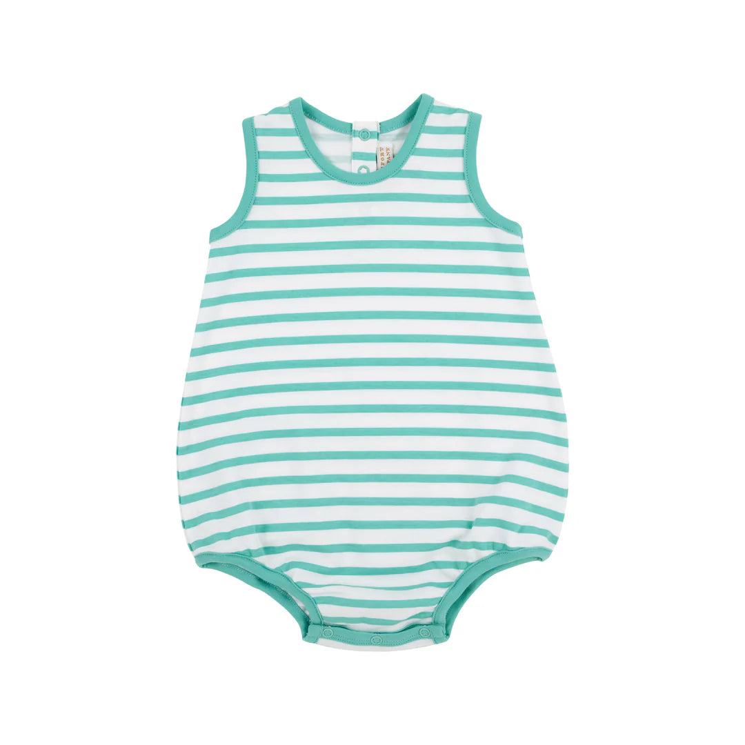 Patton Play Bubble-Turks Teal Stripe