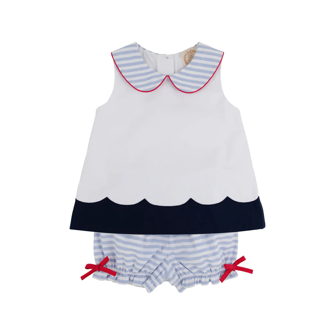 Colleen’s Colorblock Set-Park City Periwinkle Stripe