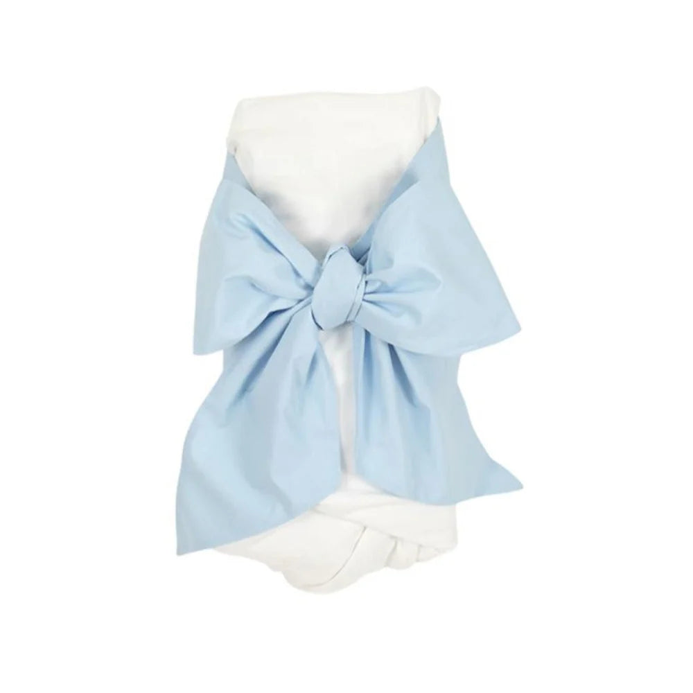 Bow Swaddle-Buckhead Blue