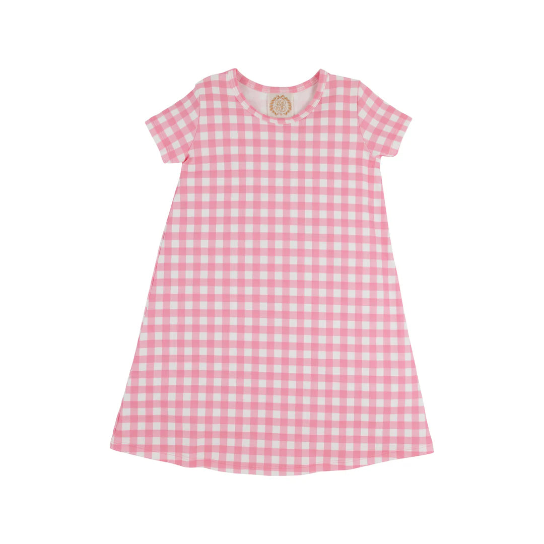 Polly Play Dress-Hamptons Hot Pink Gingham