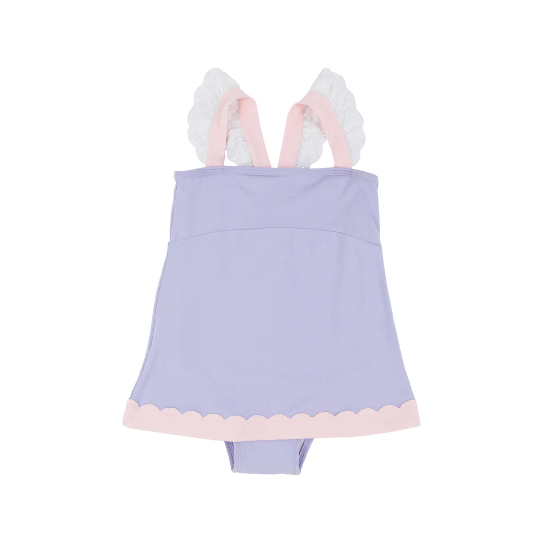 Sanctuary Scalloped Swimsuit-Lauderdale Lavender