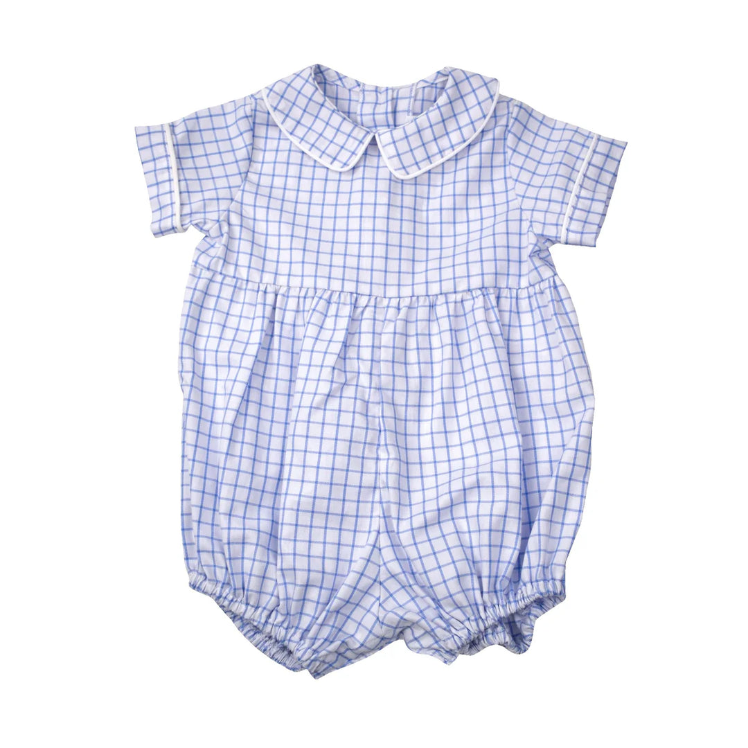 Boys Blue Check Bubble
