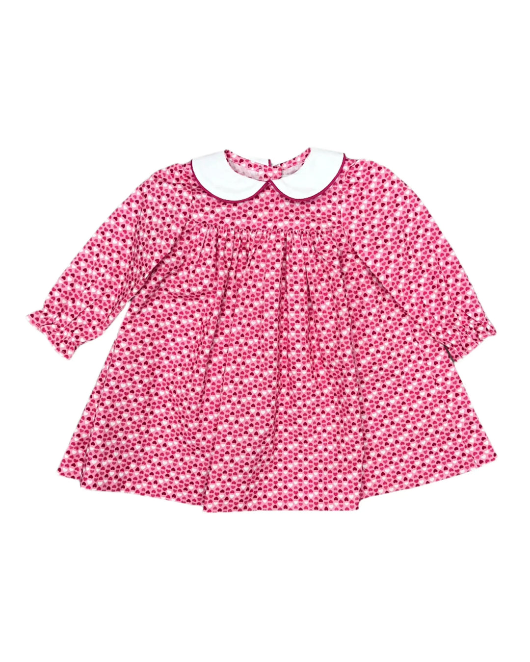 LS Heart Print Dress