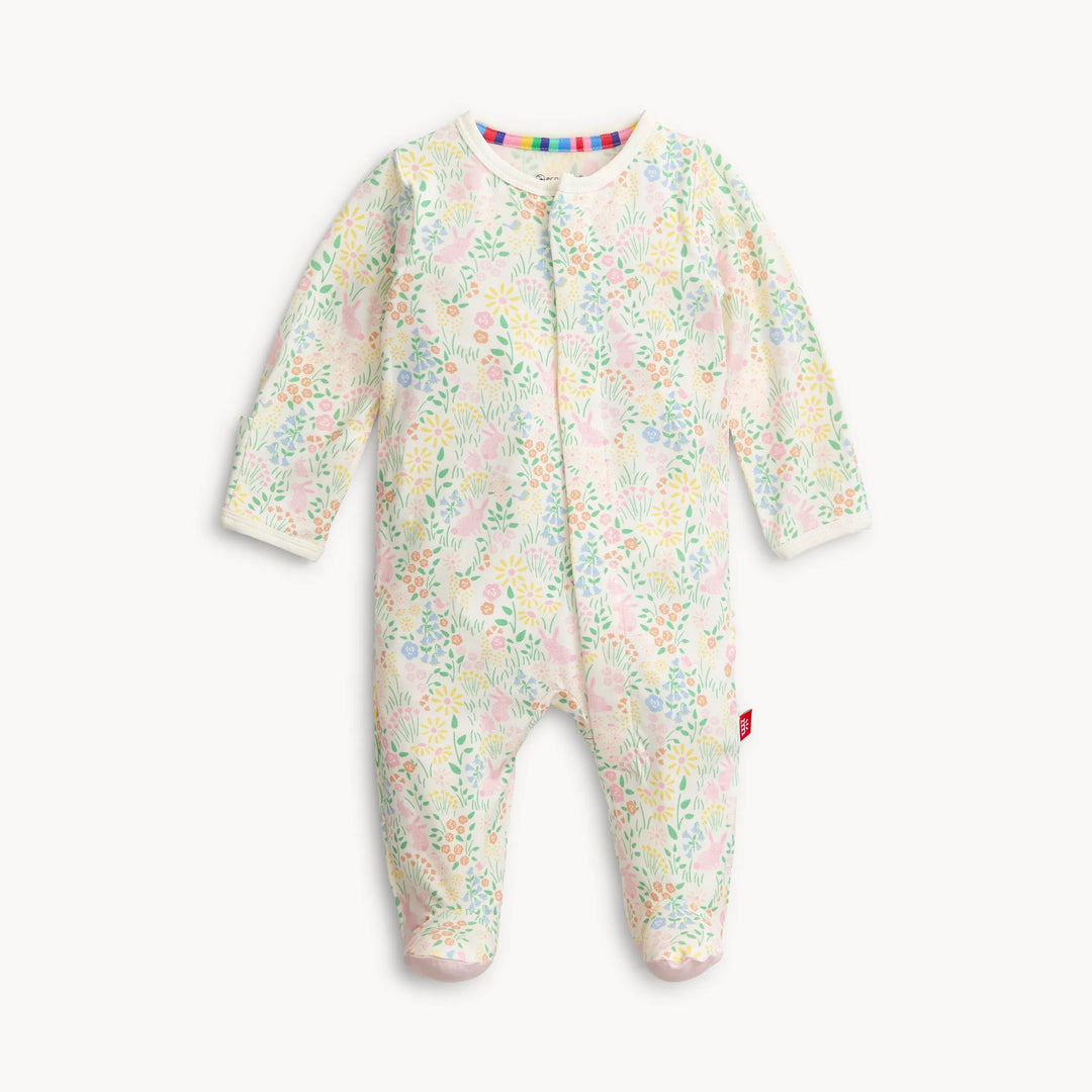 Parent Favorite Footie w/Ruffle-Hoppy Garden