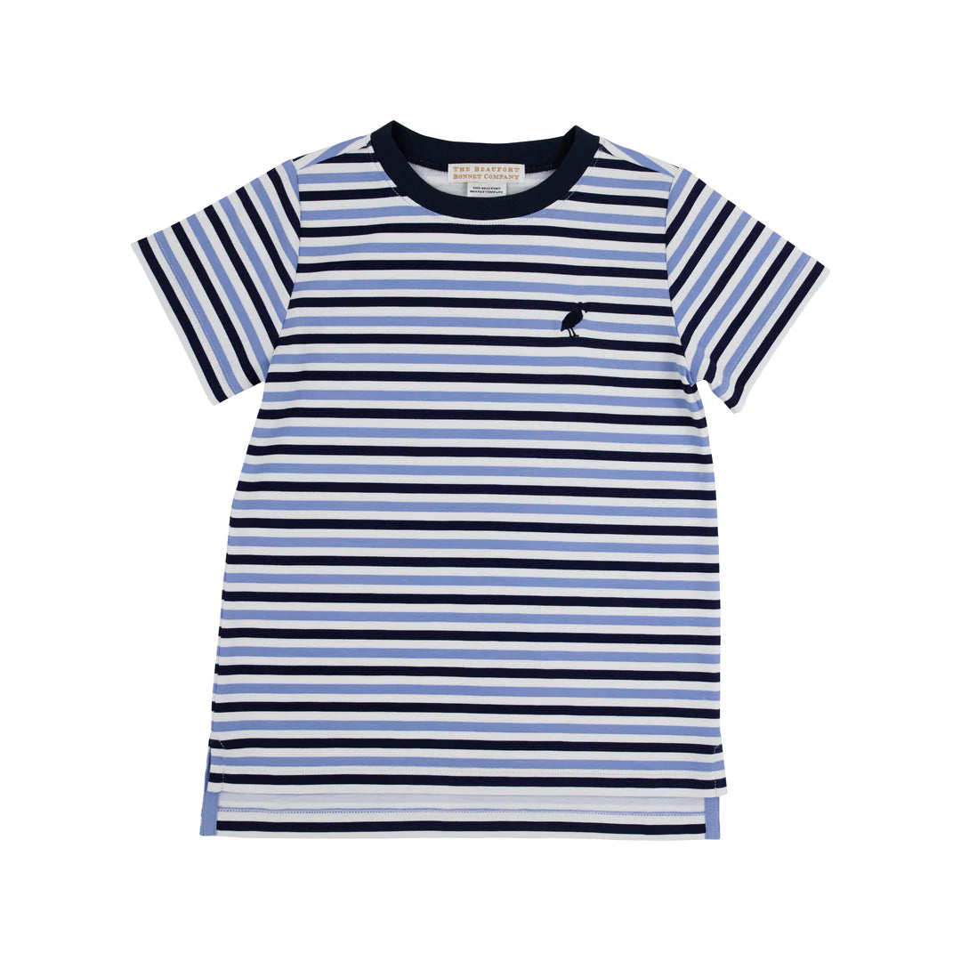 Carter Crewneck-Kennedy Cruise Stripe (Nantucket Navy)