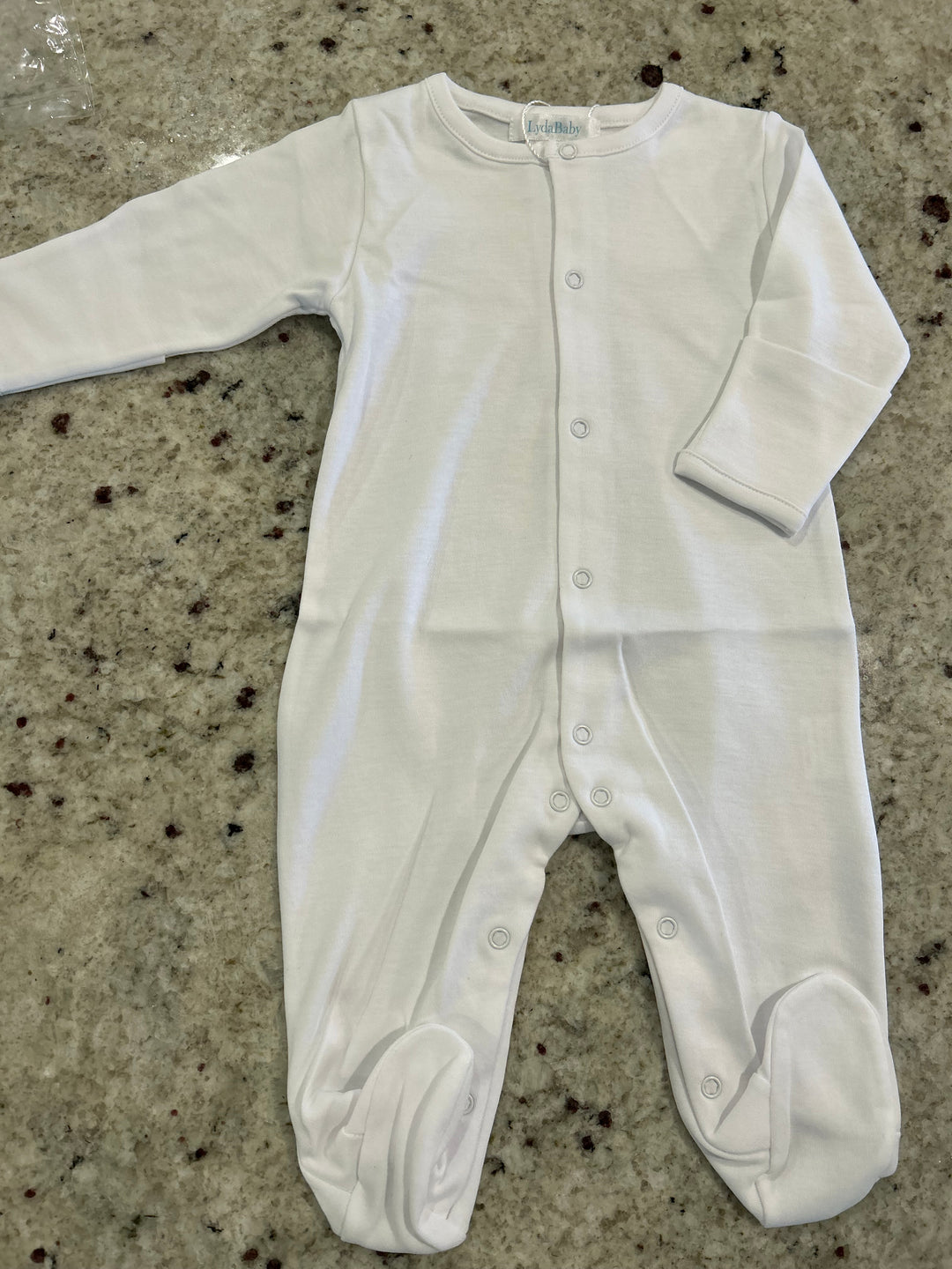 Solid White Footie