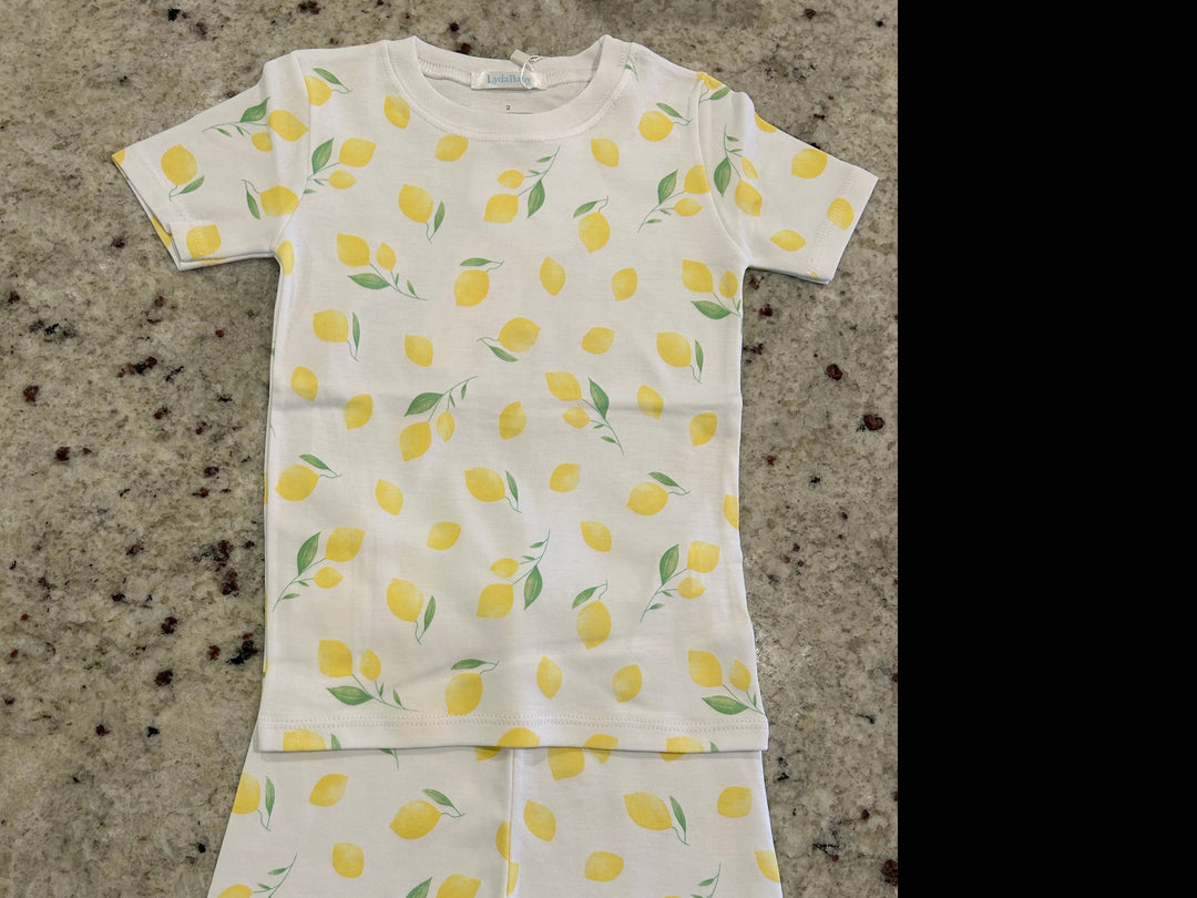 Watercolor Lemon PJs