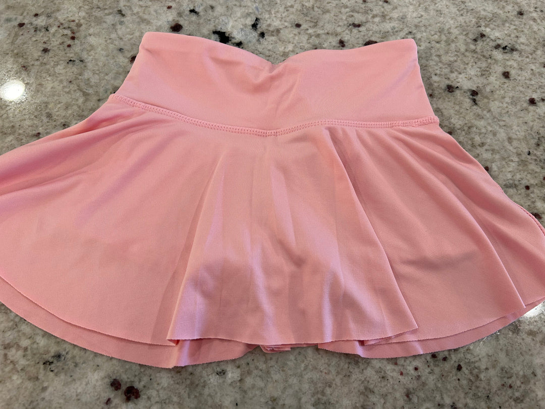 Athletic Skirt- Coral Blush