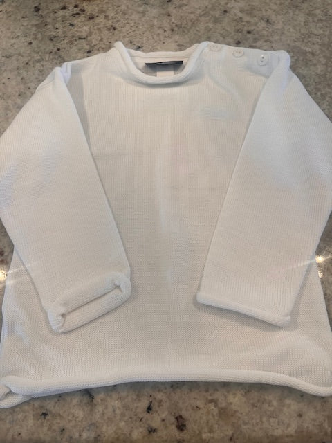Rollneck Sweater White