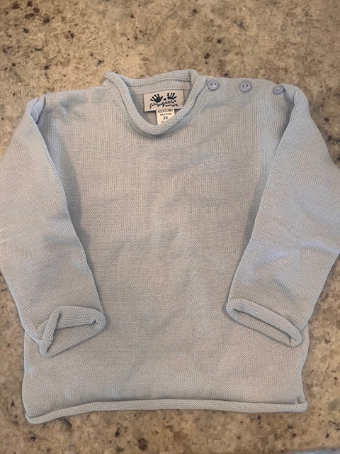 Rollneck Sweater Light Blue