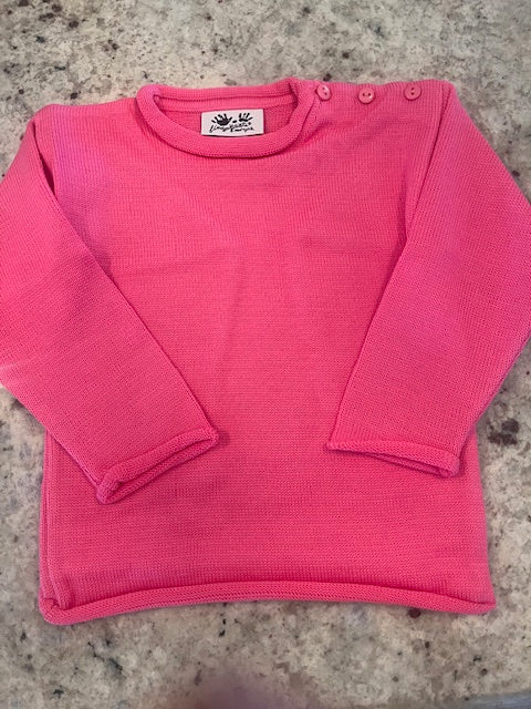 Rollneck Sweater Fuscia