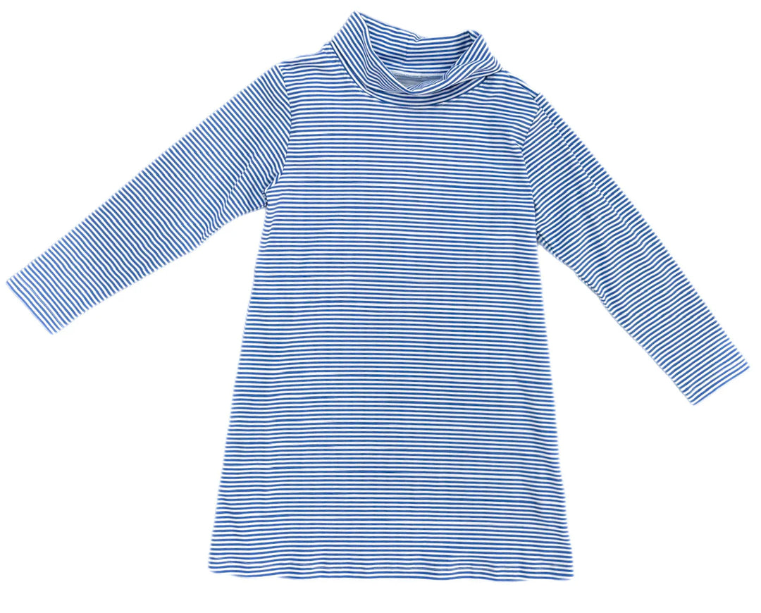 Lanier Dress Royal Blue Stripe