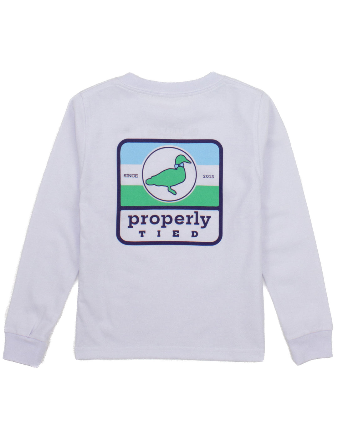 PT Logo Tee White LS