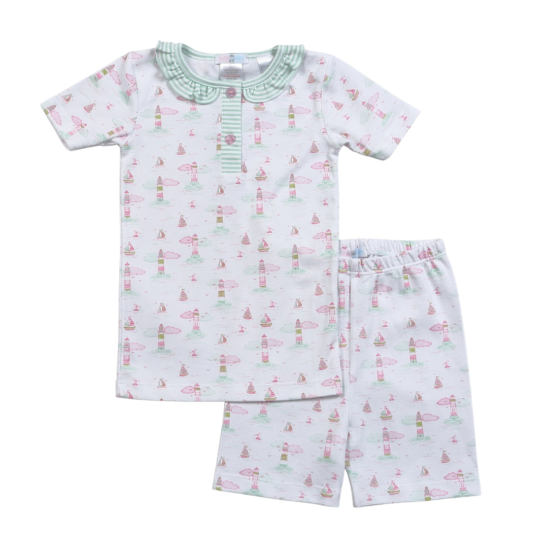 Pink Lighthouse PJ Set
