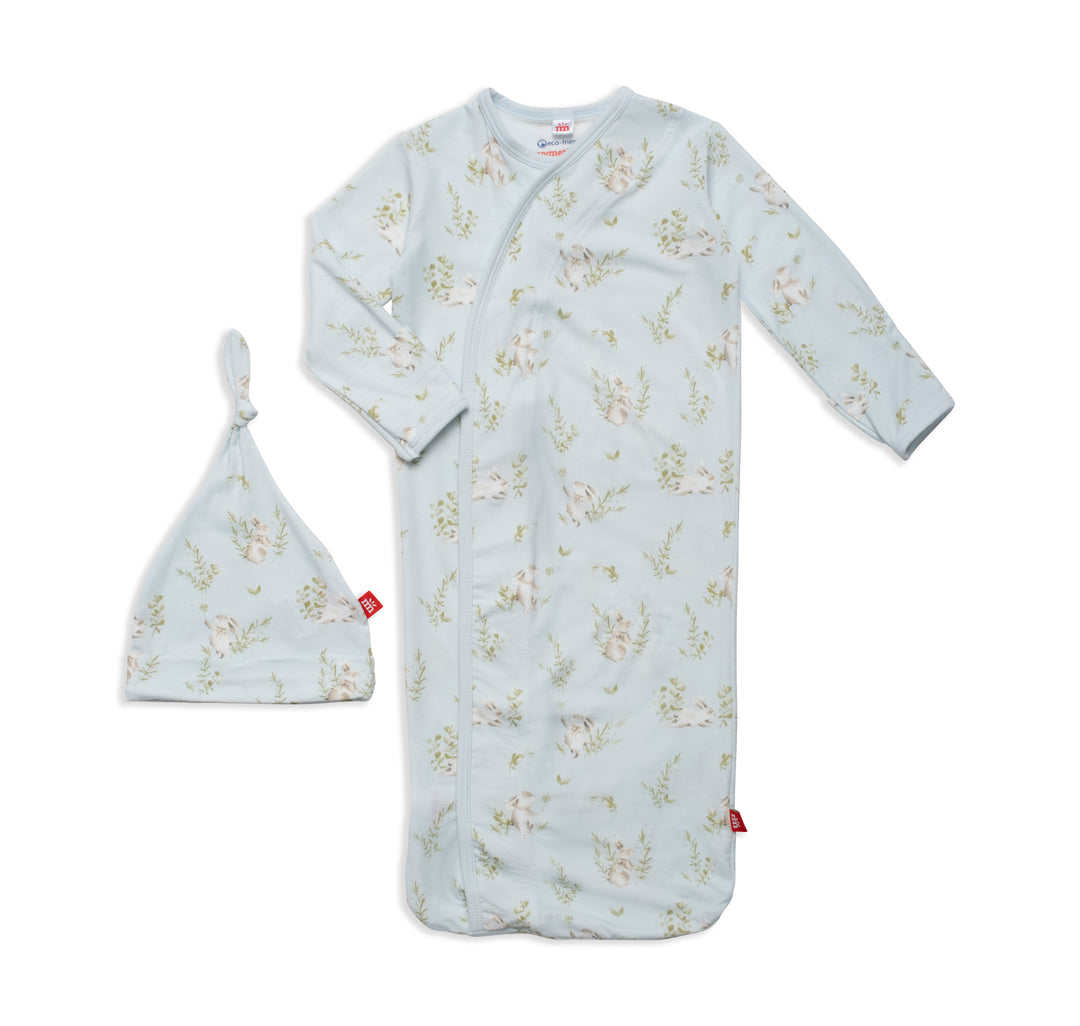 Blue Hop Gown/Hat Set