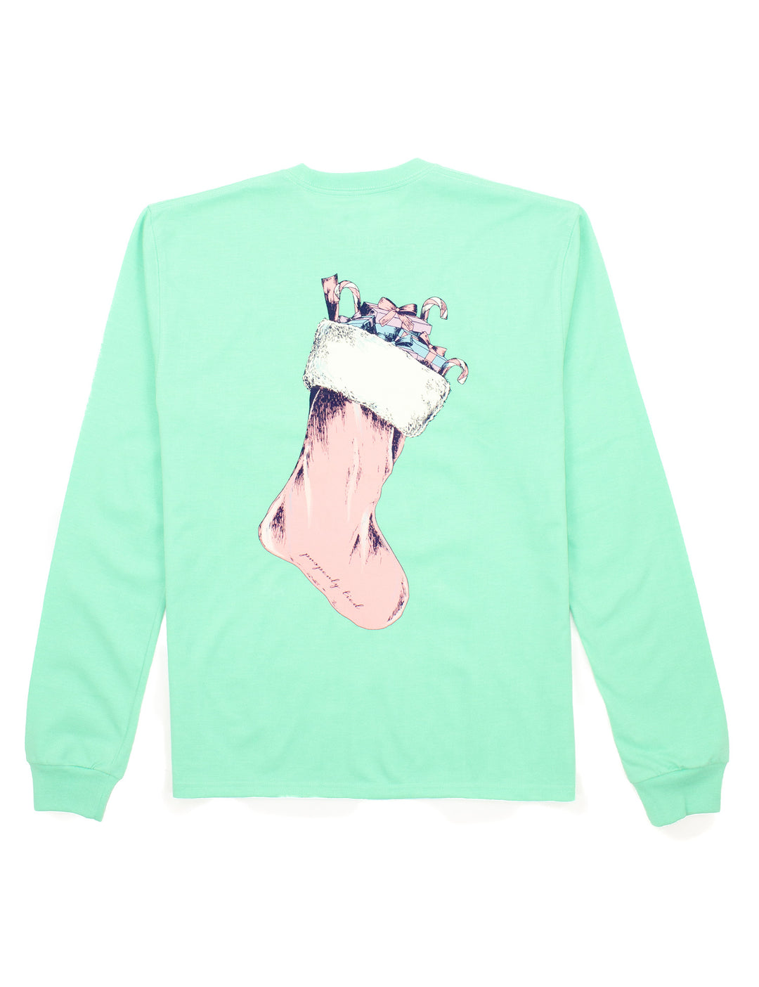 Girls Stocking Tee Wash Green