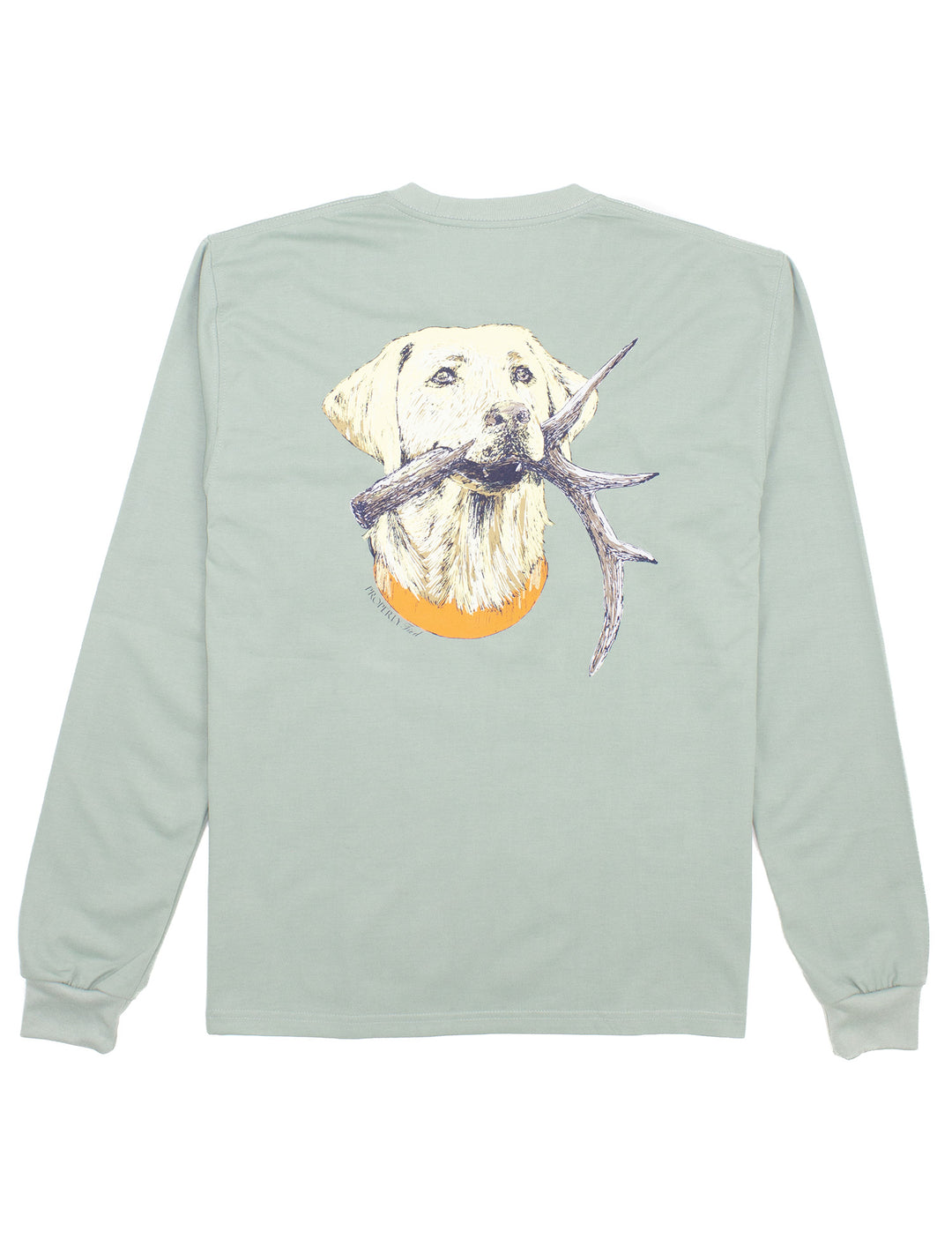 Antler Lab Tee Sage LS