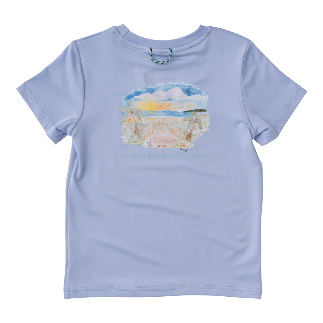 Girls Fishing Tee