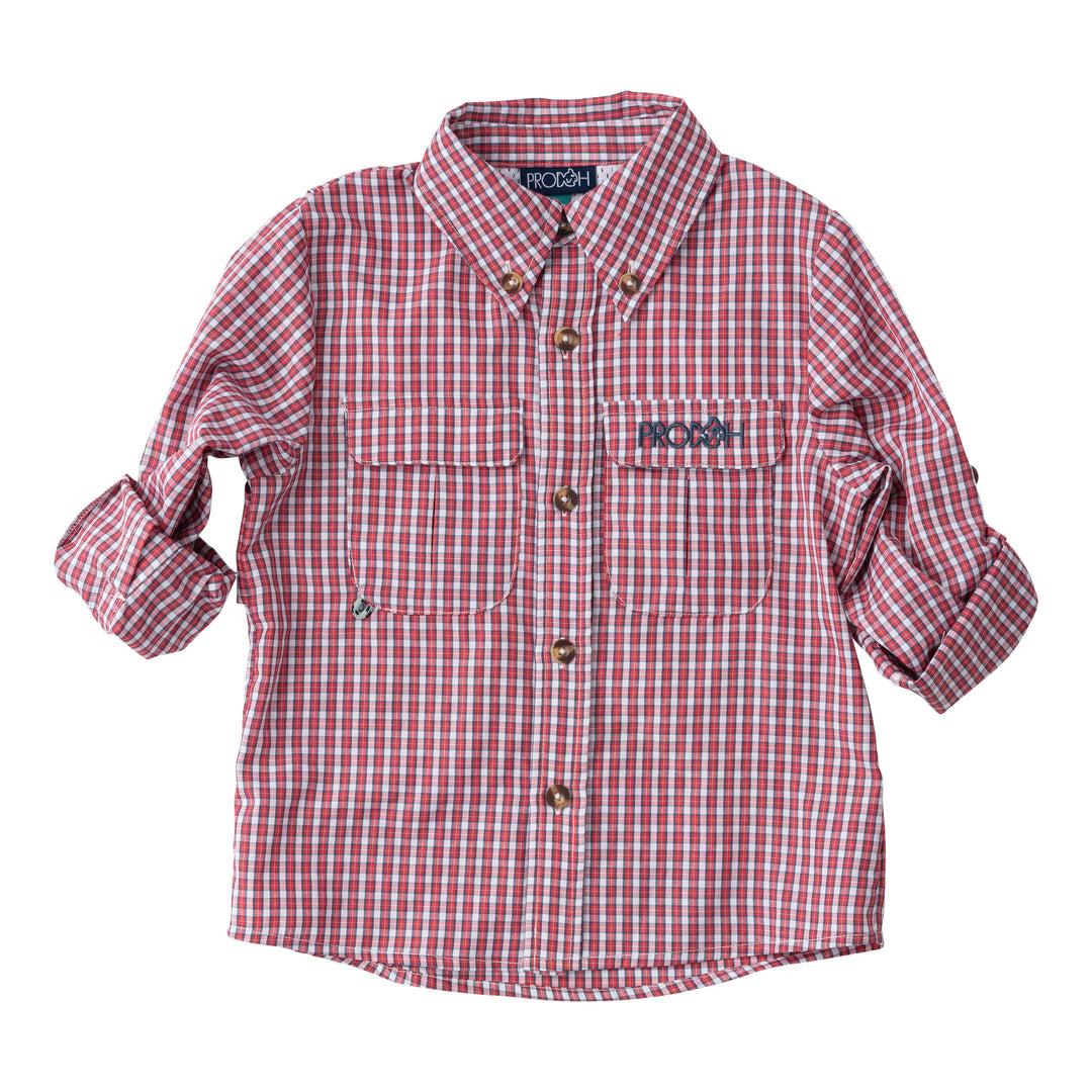 Founders Kids Fishing Shirt WinterPlaid