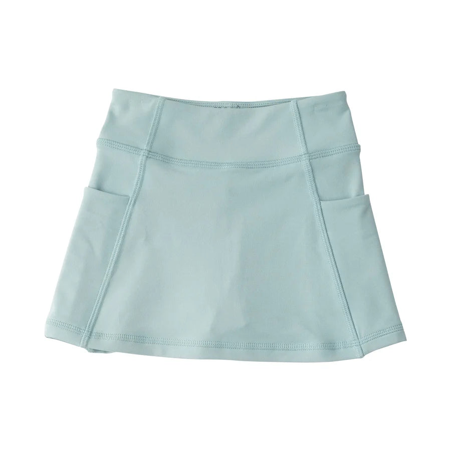 Creekside Court Skort-Blue Surf Green