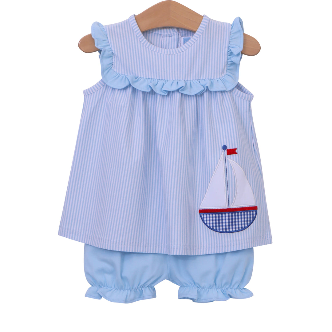 Sailboat Bloomer Set
