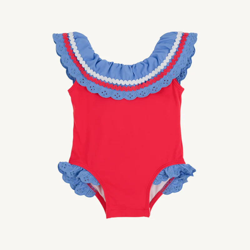 Sandy Lane Swim-Richmond Red/Barbados Blue