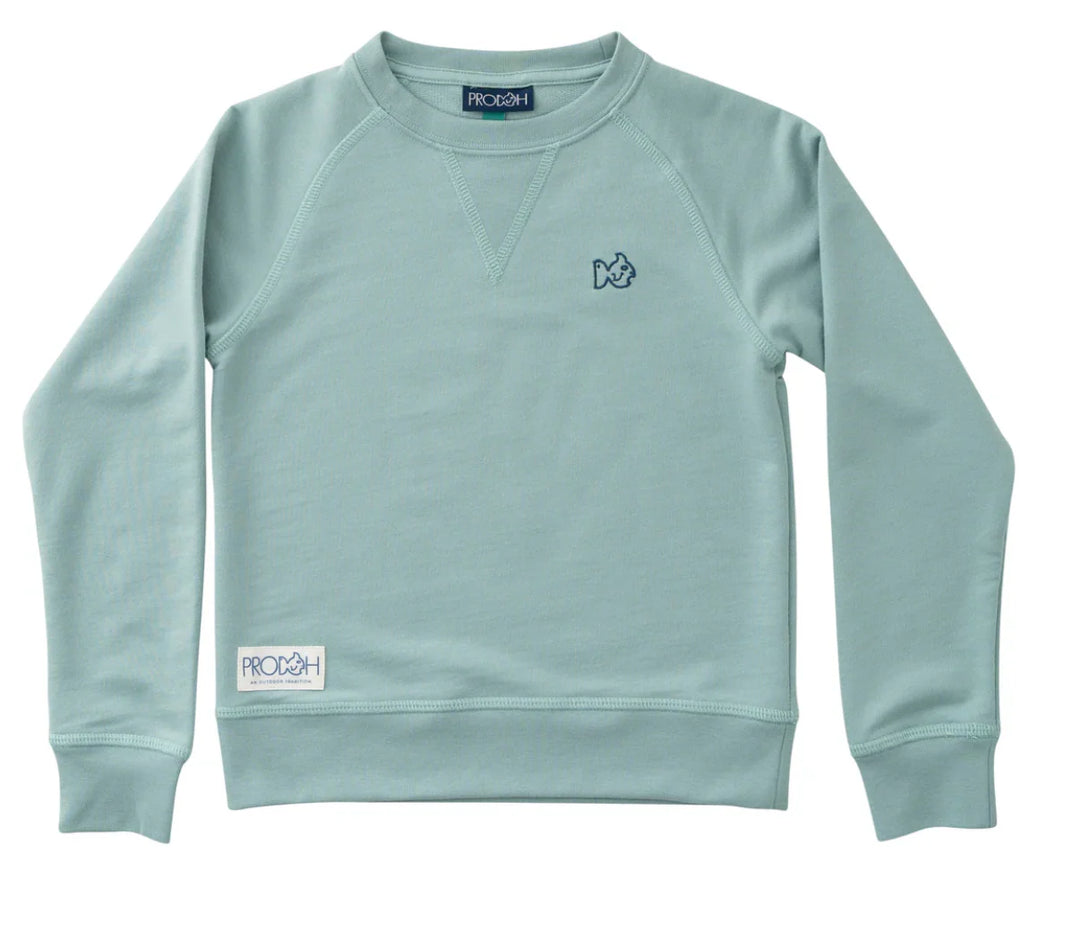 Crew Control Sweatshirt-Blue Surf Green