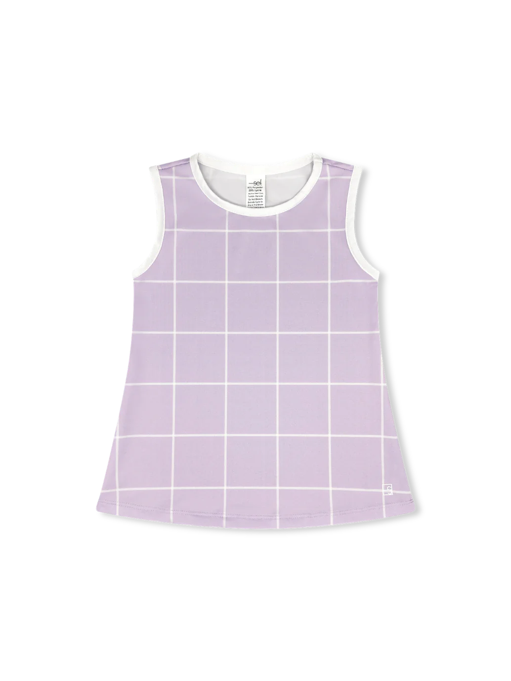 Tori Tank- Petal Purple Willington Windowpane
