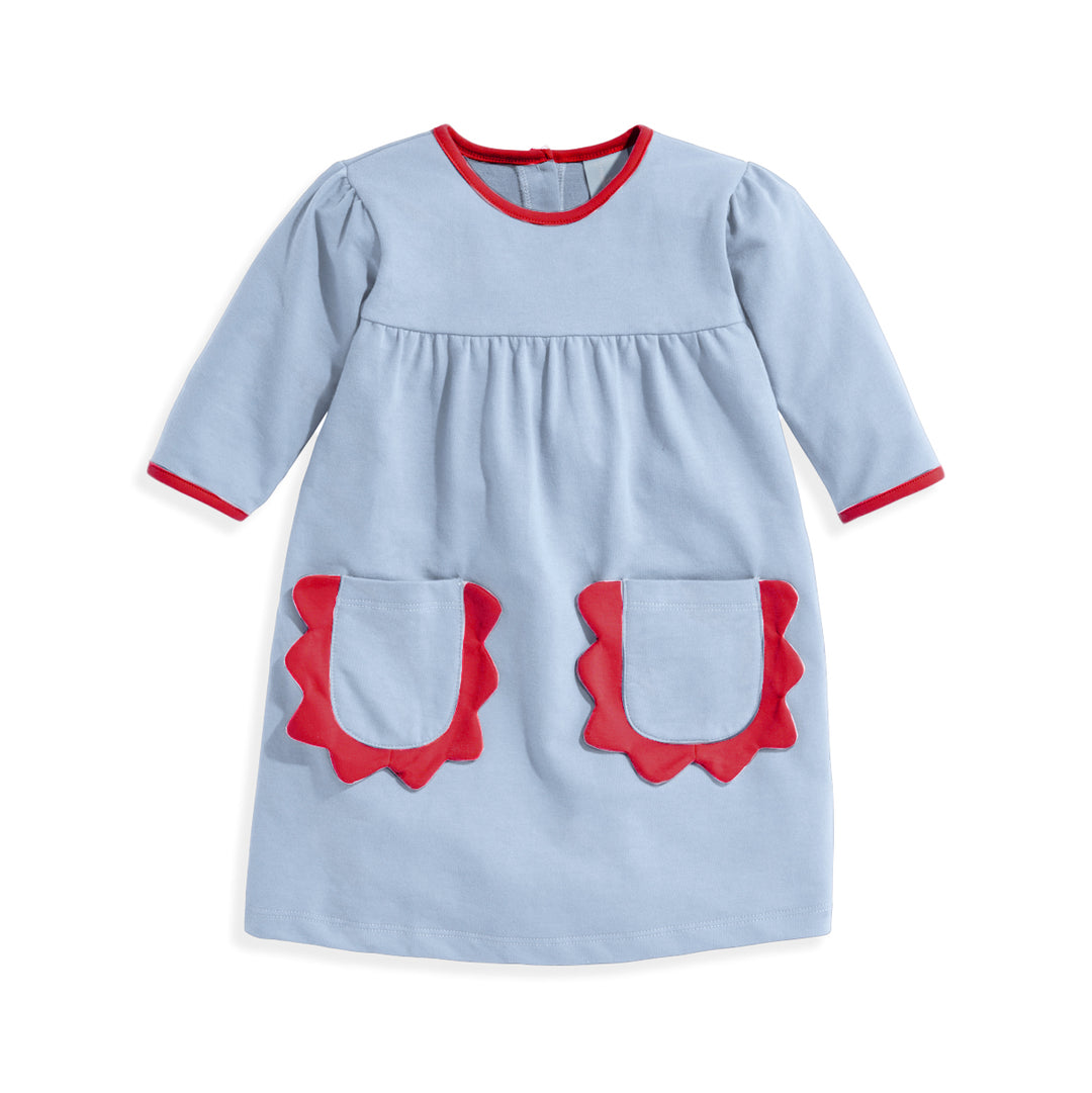 Sinclair Pima Dress Denim w/Red