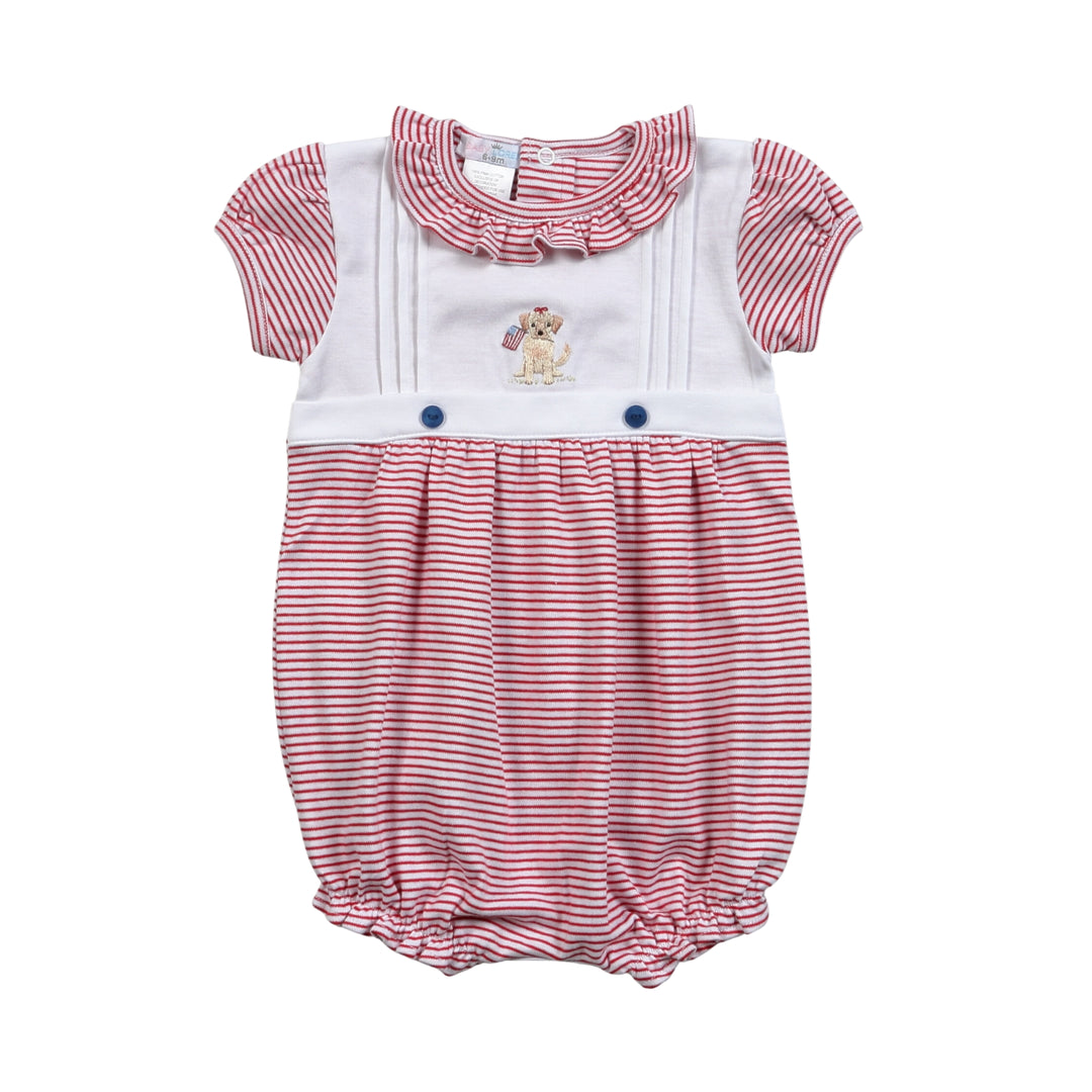 Girls American Flag Bubble