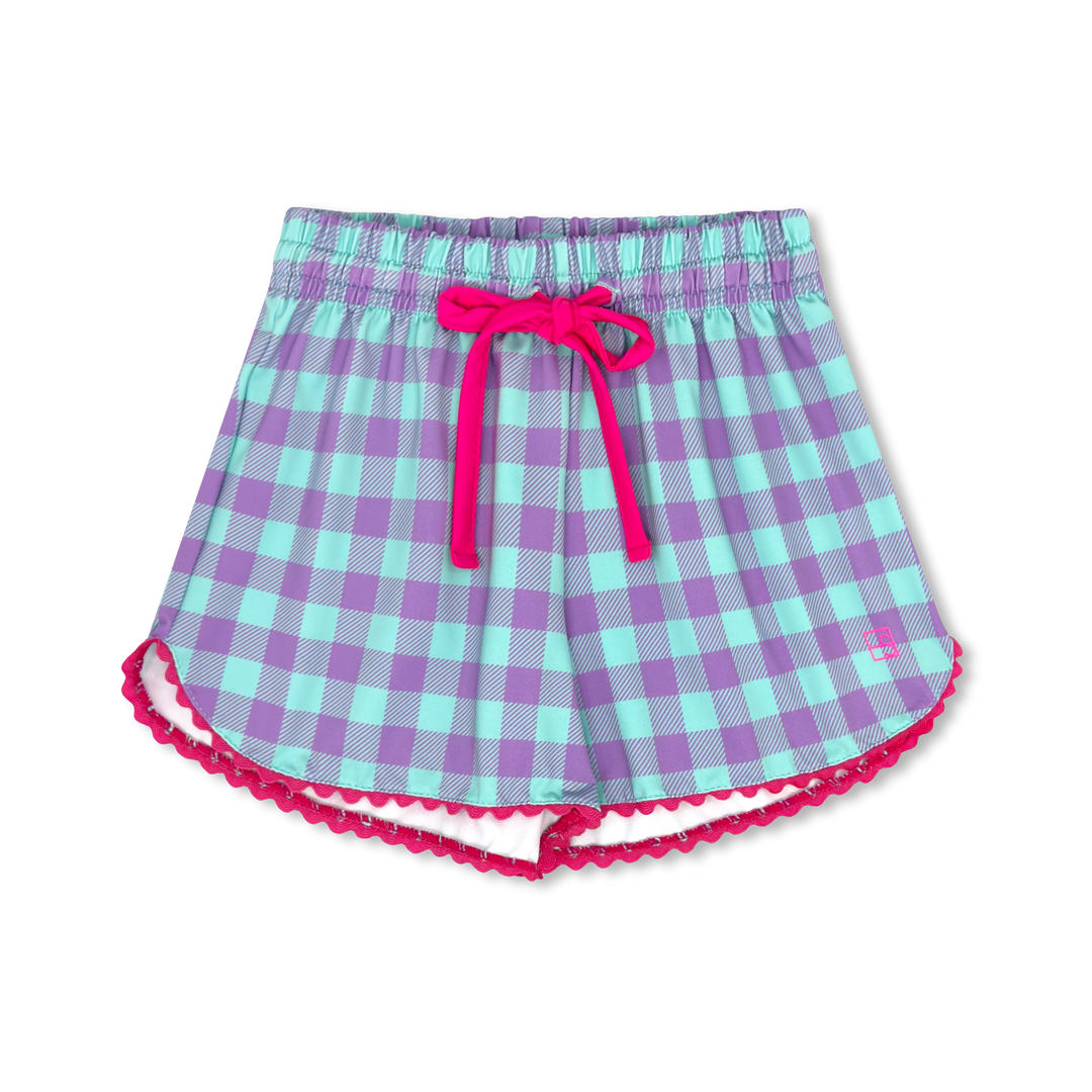 Emily Short Pink Check
