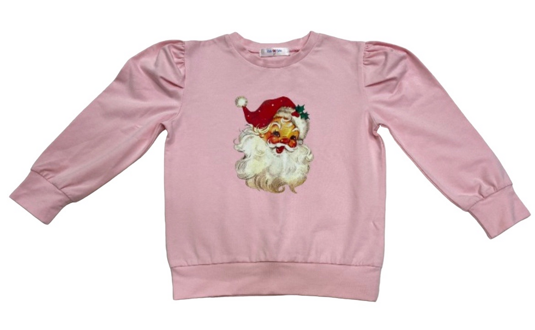 Lily Puff Sleeve Shirt Santa