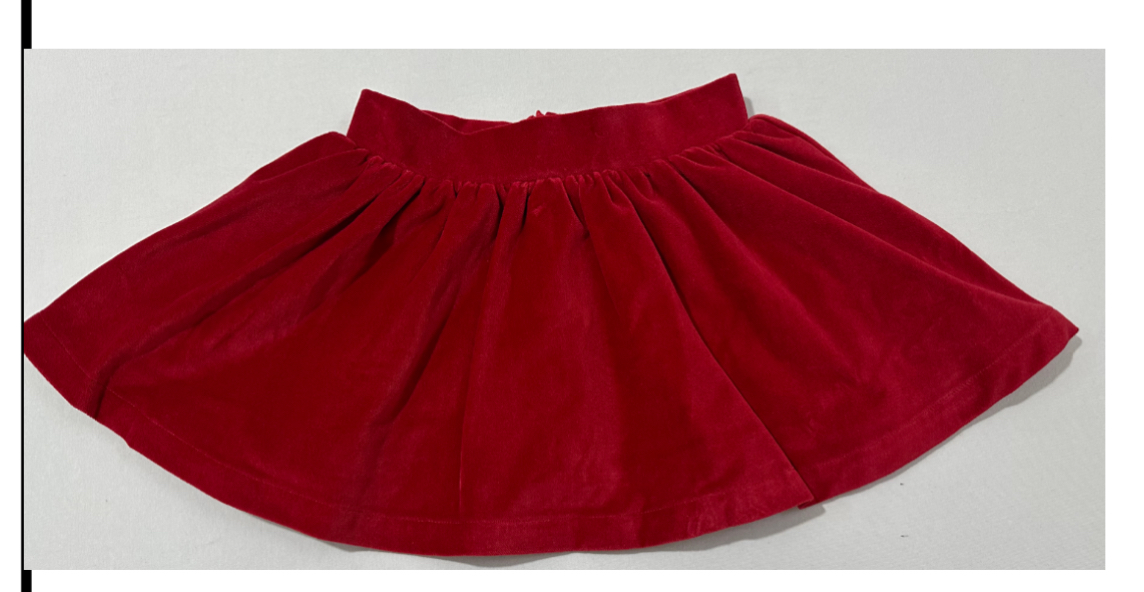 Sofia skirt red