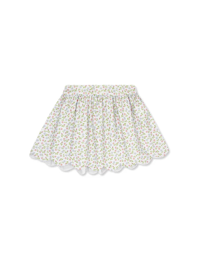 Susie Scallop Skirt-Fairhope Floral