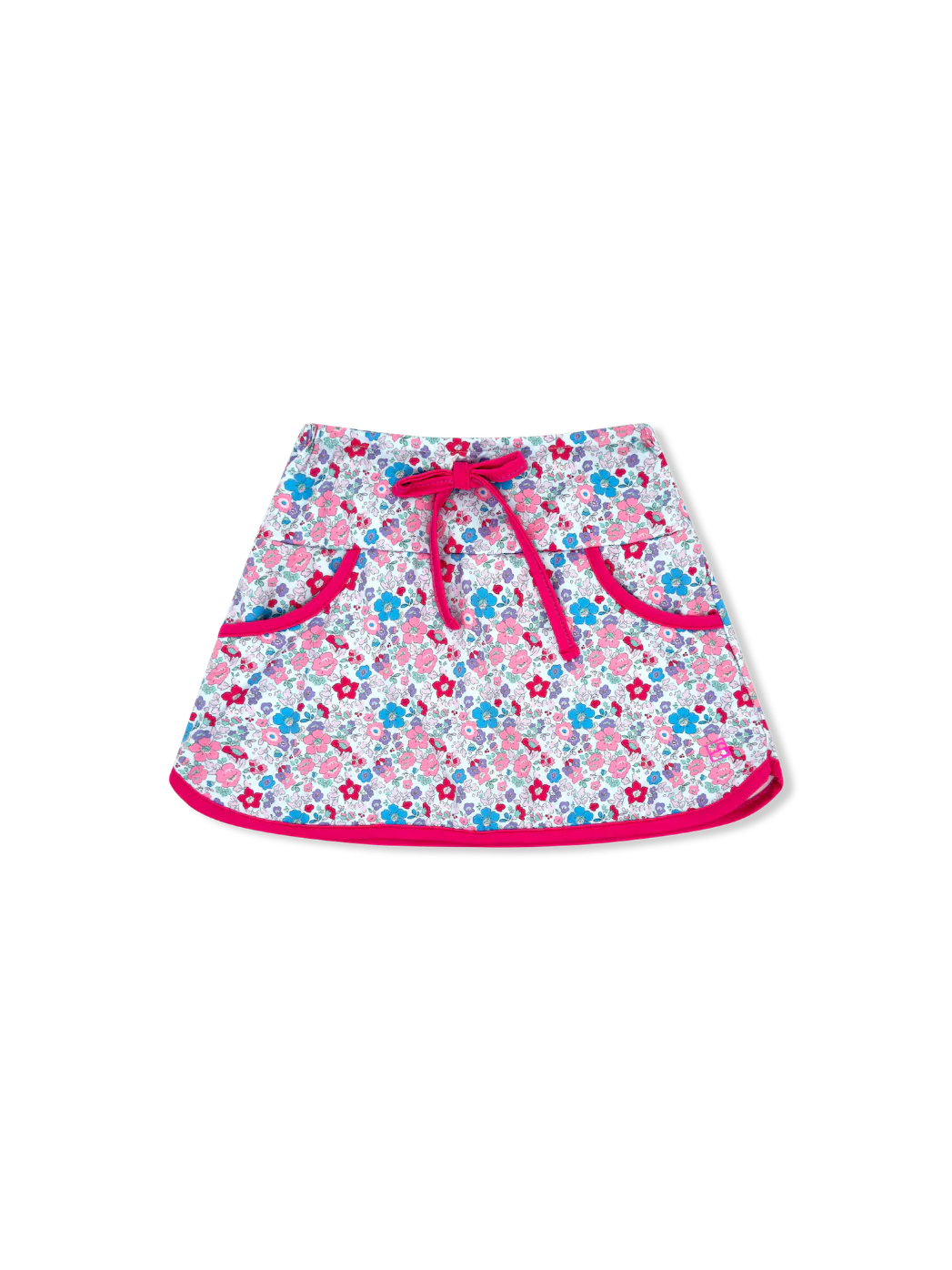 Tiffany Tennis Skort-Bloomberry Floral/Power Pink
