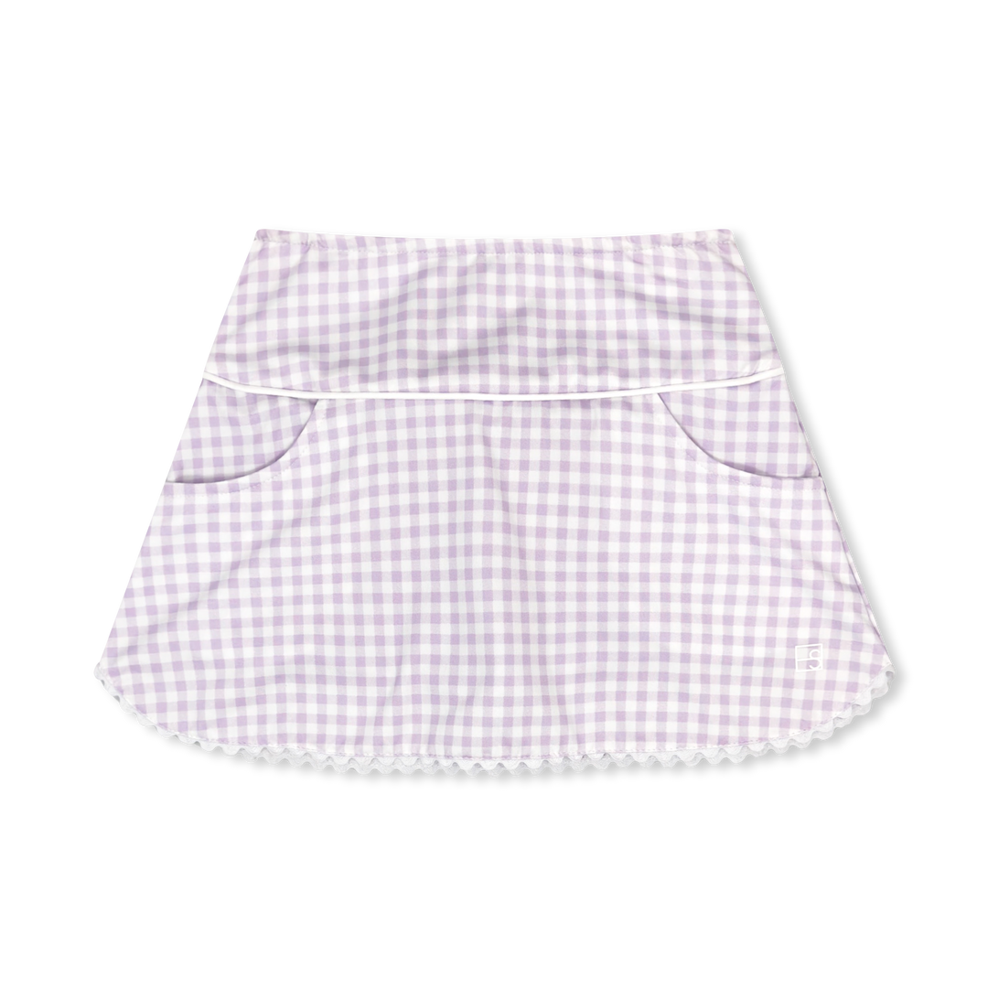 Tiffany Skort Purple Gingham