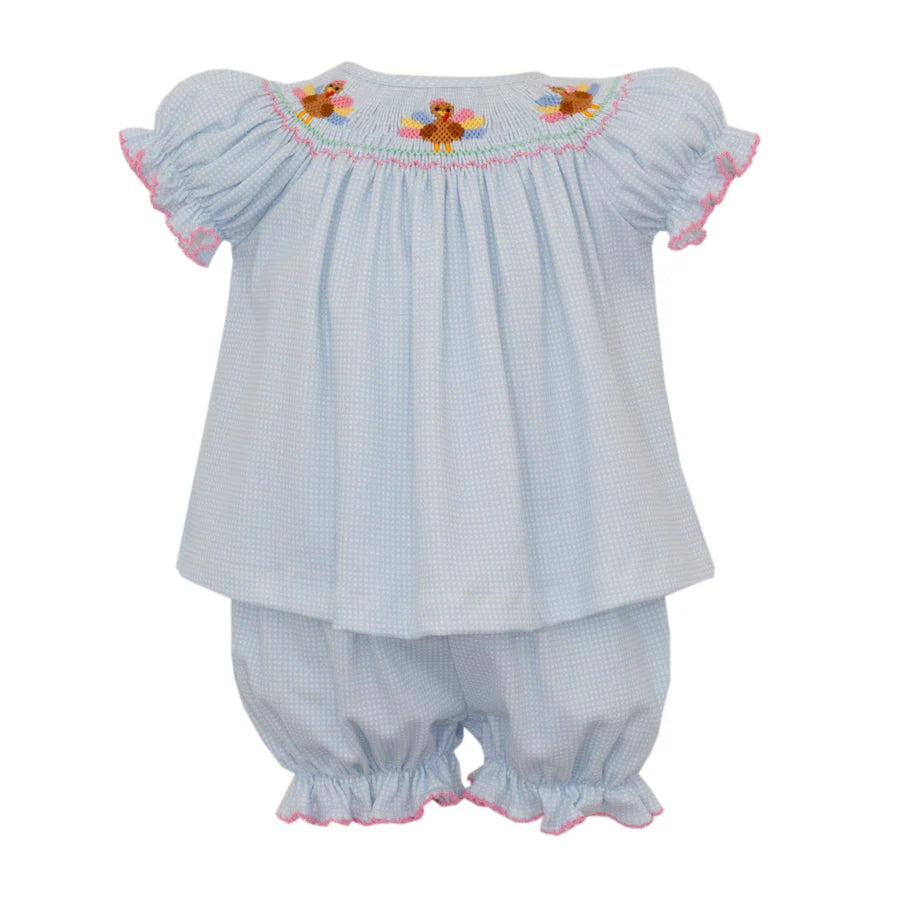 Turkey Knit Bloomer Set