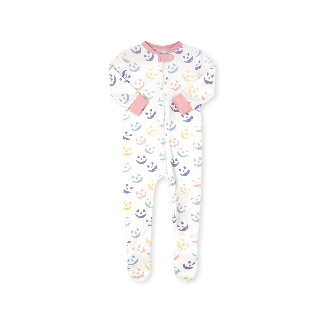 Once Upon A Time Footie Peek Pink