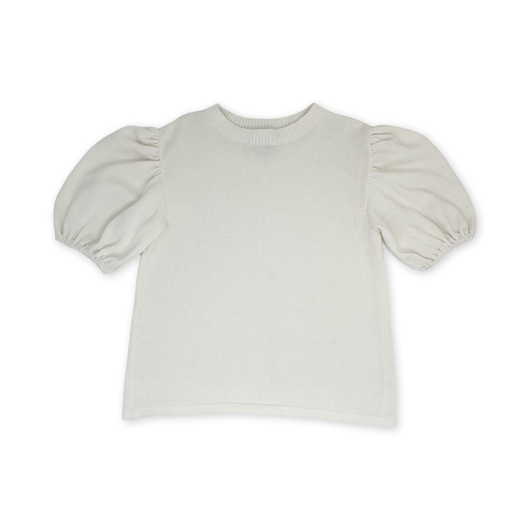 Jane Sweater Blouse Cream