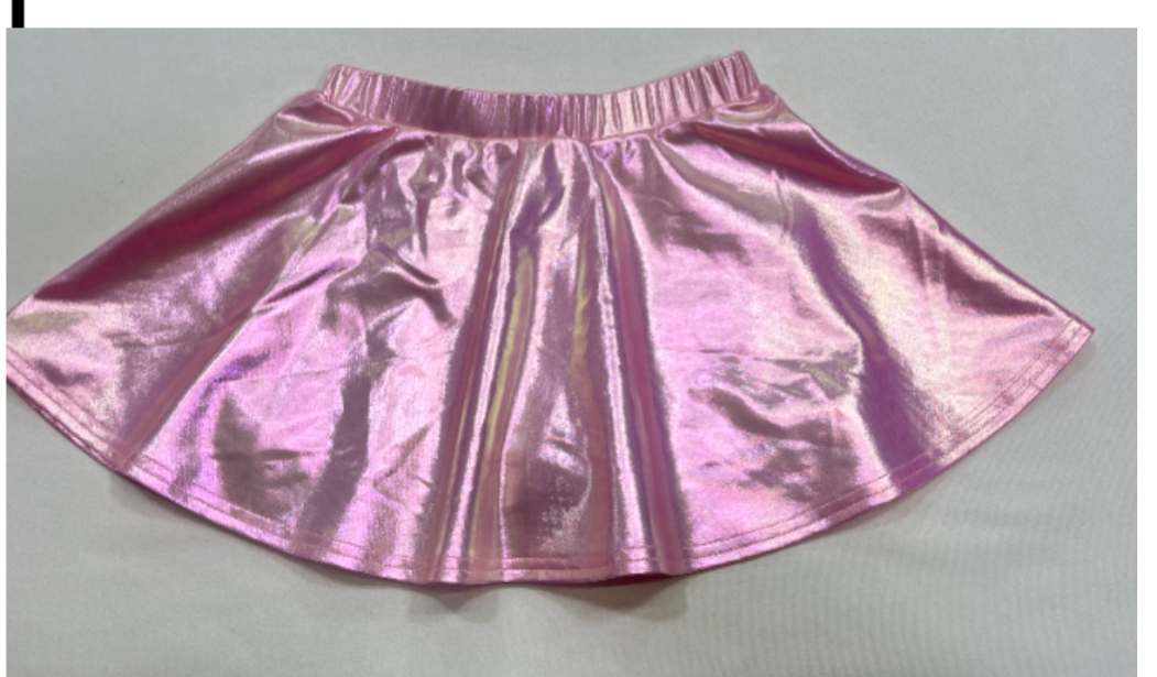 Zoe Skirt Metallic Pink