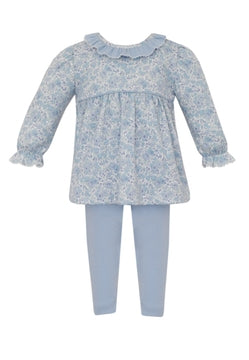 Joy Blue Liberty Floral Tunic Set