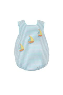 Sailboats Turquoise Stripe Sunbubble
