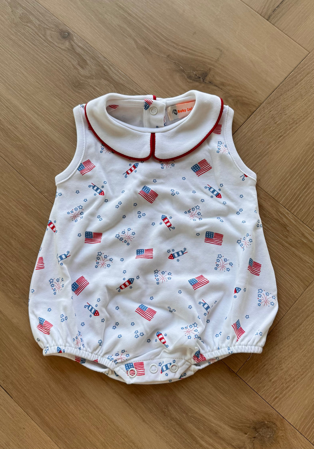 Patriotic Print Boy Bubble