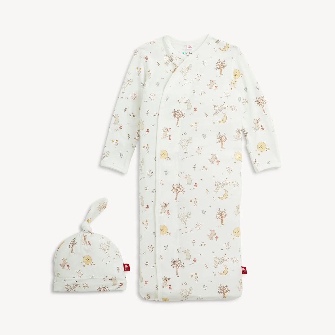 Bedtime Rhymes Gown & Hat Set