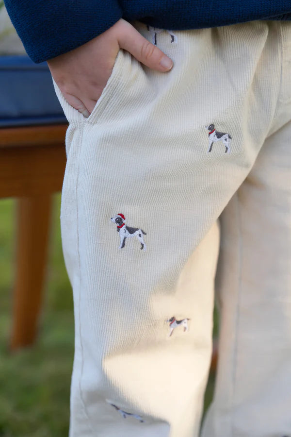 Critter Sheffield Pants-Santa Dogs