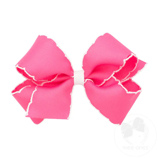 Medium Moonstitch Hair Bow
