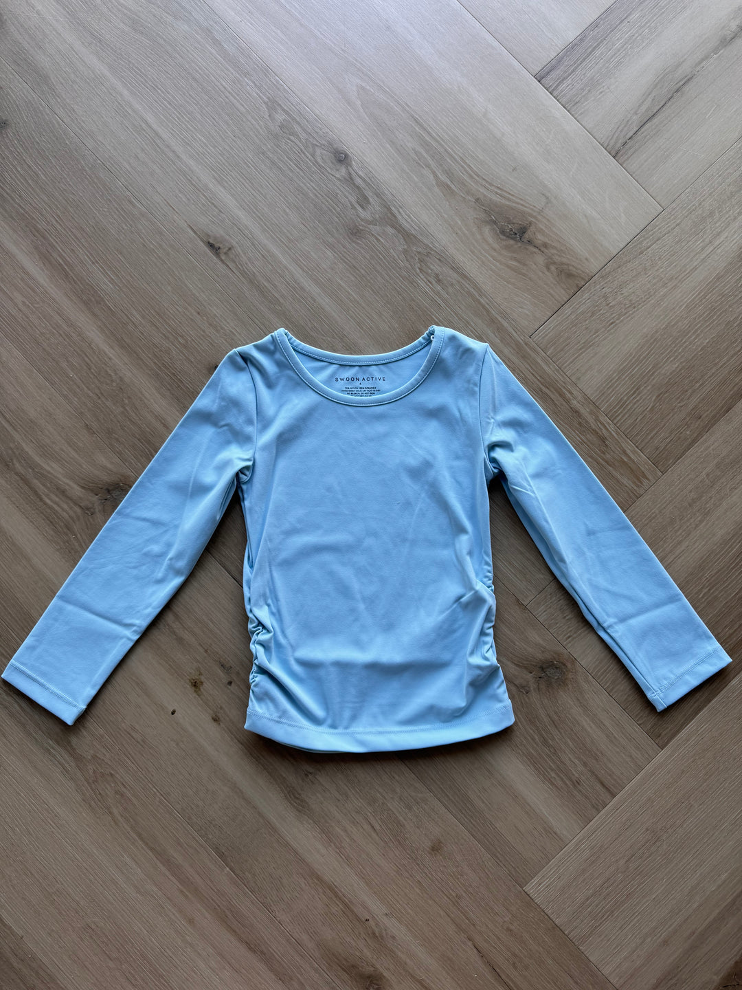 Ocean Blue Ruched Top