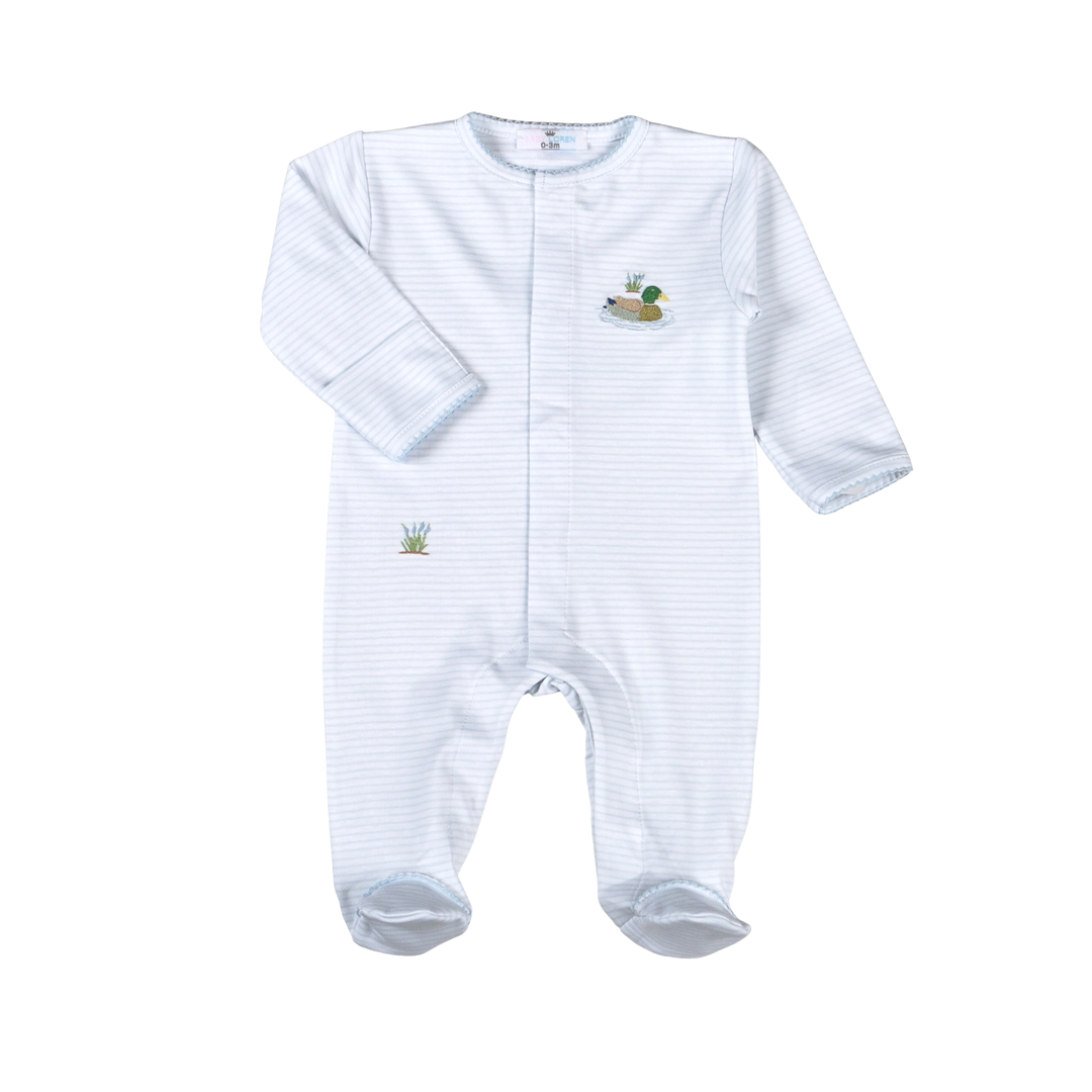 Blue Mallard Duck Footie